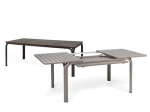 Alloro 210 / Alloro 140 Extensible, Outdoor table, Weather-resistant table, Table with DurelTop top Patio