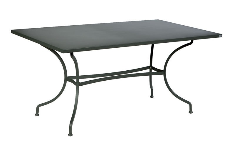 Ascot, Outdoor table in galvanized iron