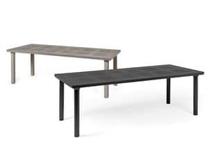 Libeccio / Levante, extendable table, outdoor table, resin table Outdoor