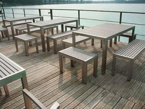 SET BAVARIA 667/T table, Resistant tables Al fresco bar