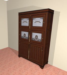 Art. 530, Rustic pantry cabinet