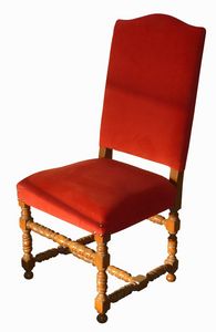Gallicano ME.0982-1, 17th-century-style italian oak chair
