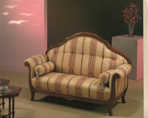 2045 SOFA, Sofa with striped fabric