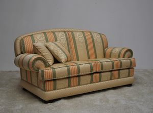 Toledo sofa, Classic sofa with striped fabric