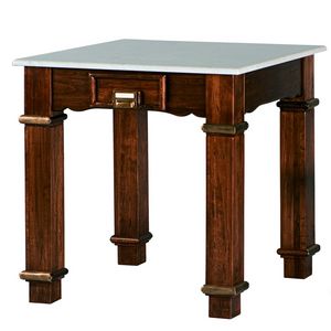 Art. 483, Wooden table, marble top