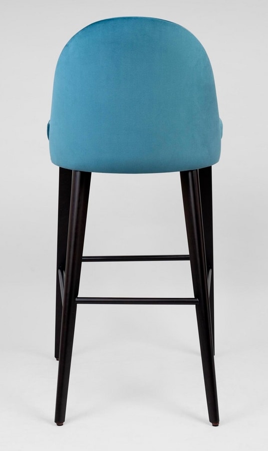 BS436B - Stool, Upholstered stool