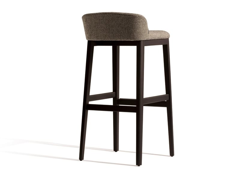 Concord 529M, Upholstered stool with low backrest