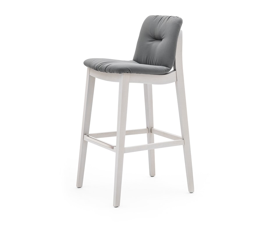 Light 03282, Padded stool, with pleated decoration