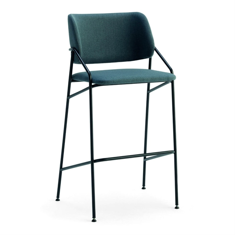 Line SGF, Metal stool, upholstered