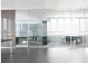 WWW.60 comp. 02, Partition walls with visible perimeter profile
