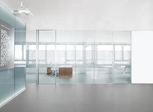 WWW.60 comp. 03, Office partition walls with visible perimeter profile