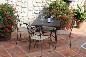 Liberty set, Modern seat and table for outdoor use Patio