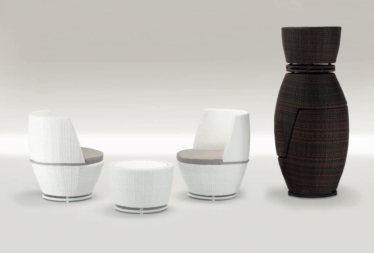 Totem Set, Garden furniture set, for outdoor restaurants