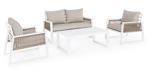 Veracruz set, Outdoor set with removable cushions