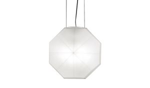 24 Karati SE113 1 INT, Suspension lamp with octagonal shape, in glass