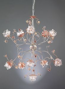 991111, Chandelier with Murano glass