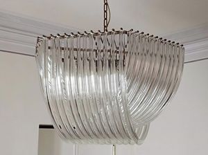 ARES VINT, Deco style chandelier made entirely by hand