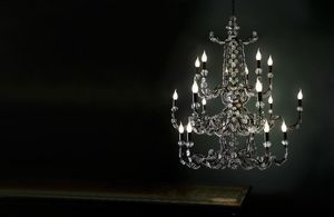 Art. 1049-12-00, Chandelier with crystal stars