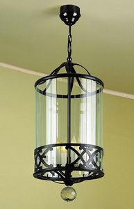 Art. 4005-04-03, Suspension lantern in iron and glass