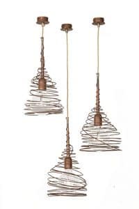 Art. L 81, Chandelier made of aged iron, classic style