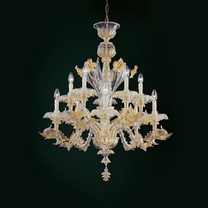 Art. VO 10/R/5+5, Crystal chandelier, Rezzonico style