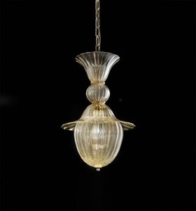 Art. VO 161/S/1, Glass pendant lamp