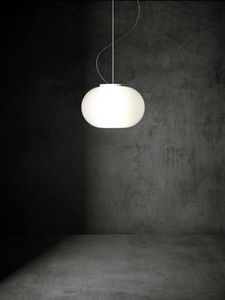 Bab suspension lamp, Suspension lamp with an elliptical diffuser