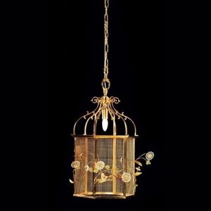 Brad CH-01 PG, Suspension lamp with Bohemian crystal decorations