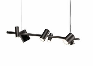 Can Can Linear Suspension Lamp, Multidirectional suspension lamp