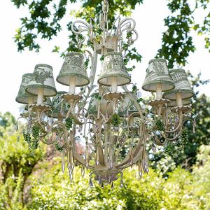Clarice CH-12 PI, Classic style chandelier, with precious decorations
