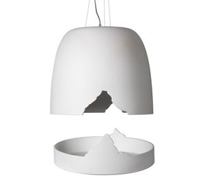 Crash SE114 1B INT, Ceramic pendant lamp, matchable with the complementary tray