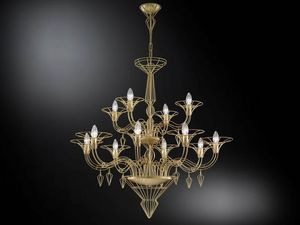 DEDALO Art. 192.112, Metal chandelier with a classic-modern style