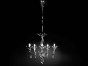 DEDALO Art. 192.155, Elegant metal chandelier