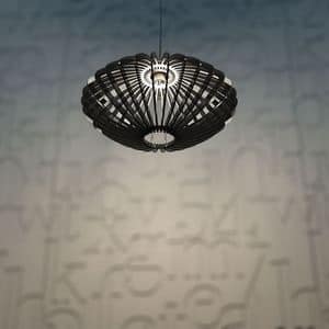 DISCO52, Hanging lamp made of plexiglas