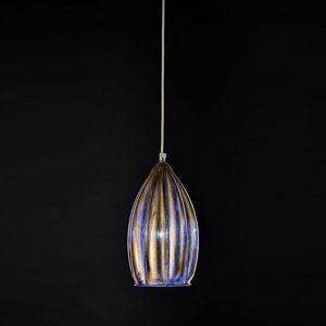 Foglia Oro Ms158-030, Glass lamp with gold leaf finish