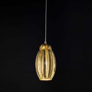 Foglia Oro Ms203-030, Gold leaf glass lamp