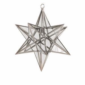 Geometria Art. BR_L16, Three-dimensional star chandelier