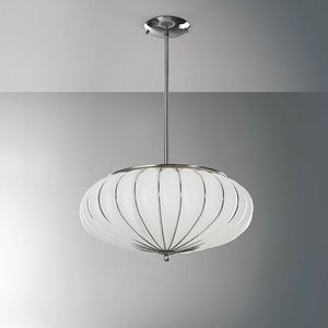 Giove Rs127-014, Suspension lamp in glass in various colors