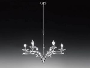 ICARO Art. 197.166, Elegant silk-screened glass chandelier