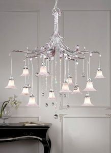 L.7685/12, Classic style chandelier with pendants