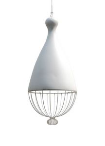 Le Trulle SE654T, Suspension lamp in metal and ceramic