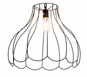 Lucilla SE652VN, Chandelier in iron, rust color finish