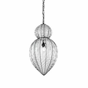 Poveglia Ms423-060, Suspension lamp in blown glass