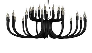 Snoob SE609, Suspension lamp with 16 arms, in lacquered aluminum