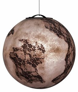 Ulul Ulul SE648, Round suspension lamp, with lace inserts