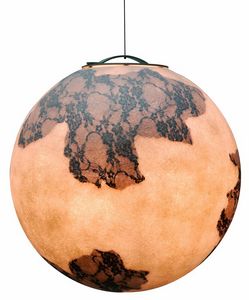 Ulul Ulul SE649, Moon-shaped lamp, in fiberglass, also for outdoor use