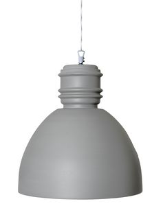 Via Rizzo 7 SE694 SE695, White or gray ceramic pendant lamp
