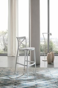 SIVIGLIA SG807, Stackable stool in polypropylene