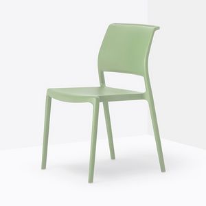 Ara, Stackable chair, made in polypropylene