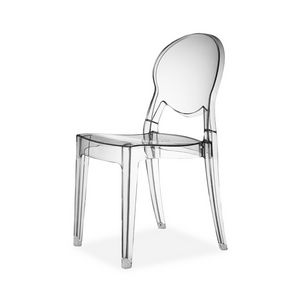 Artic, Stackable transparent chair, also for exterior use